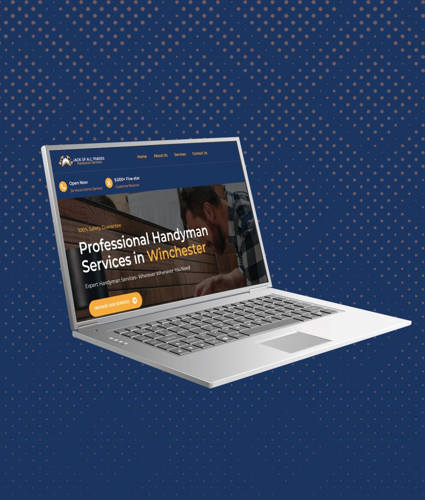 Handyman - Laptop Mockup